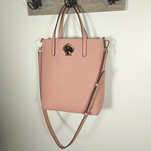 Kate Spade ♠️ Suzy pink medium NS Crossbody Tote